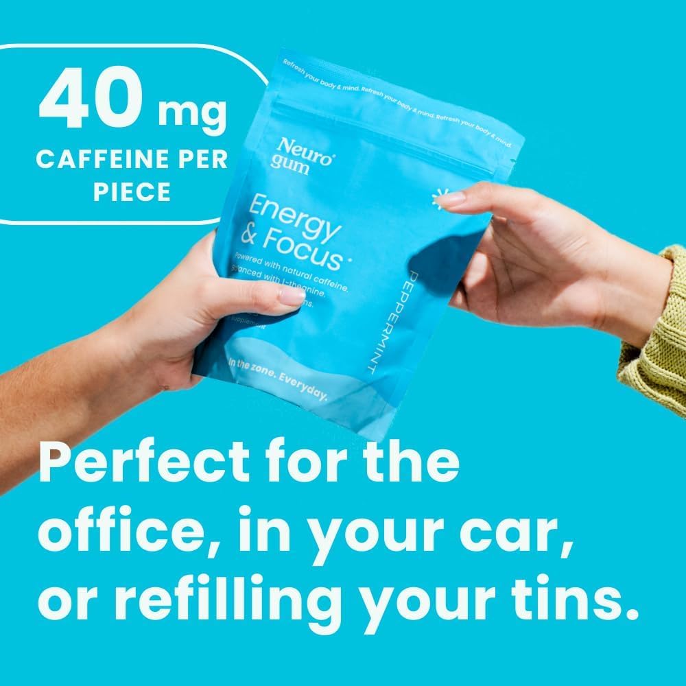 Neuro® Gum Energy & Focus™ Bulk Bag (90 pcs) - Peppermint